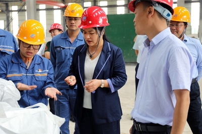 肖平調研精細化工園區基礎設施建設及企業環保問題整改等工作